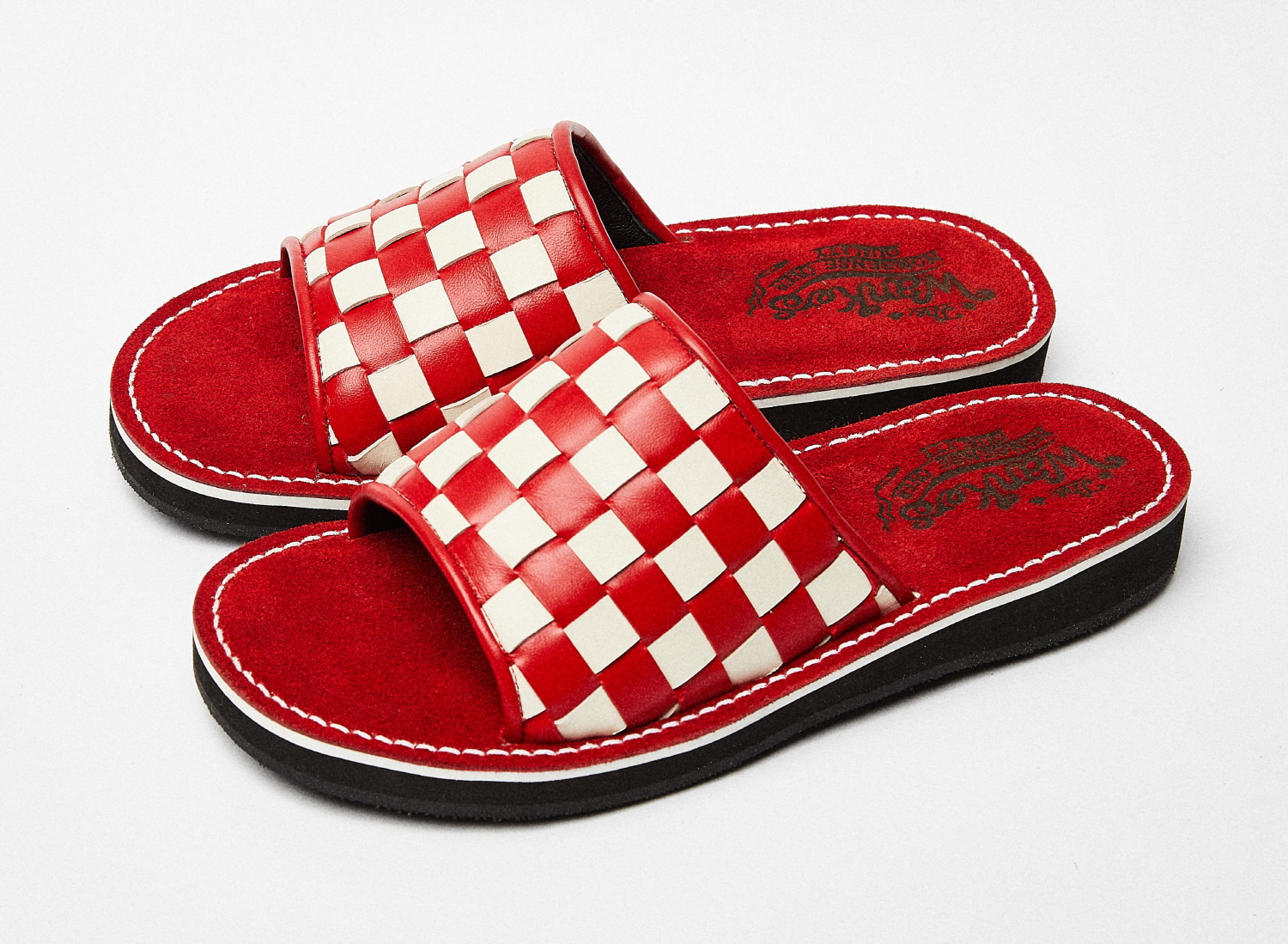 Checkerboard Slipper[Red]