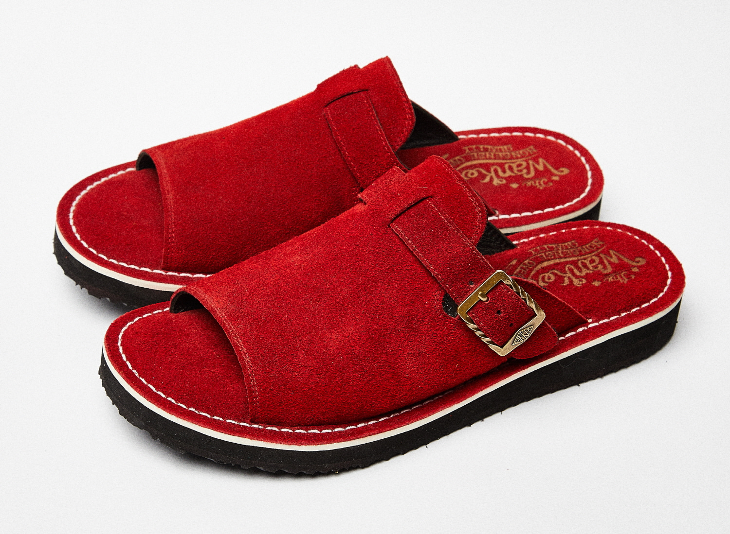 Suede Single Strap [Red]