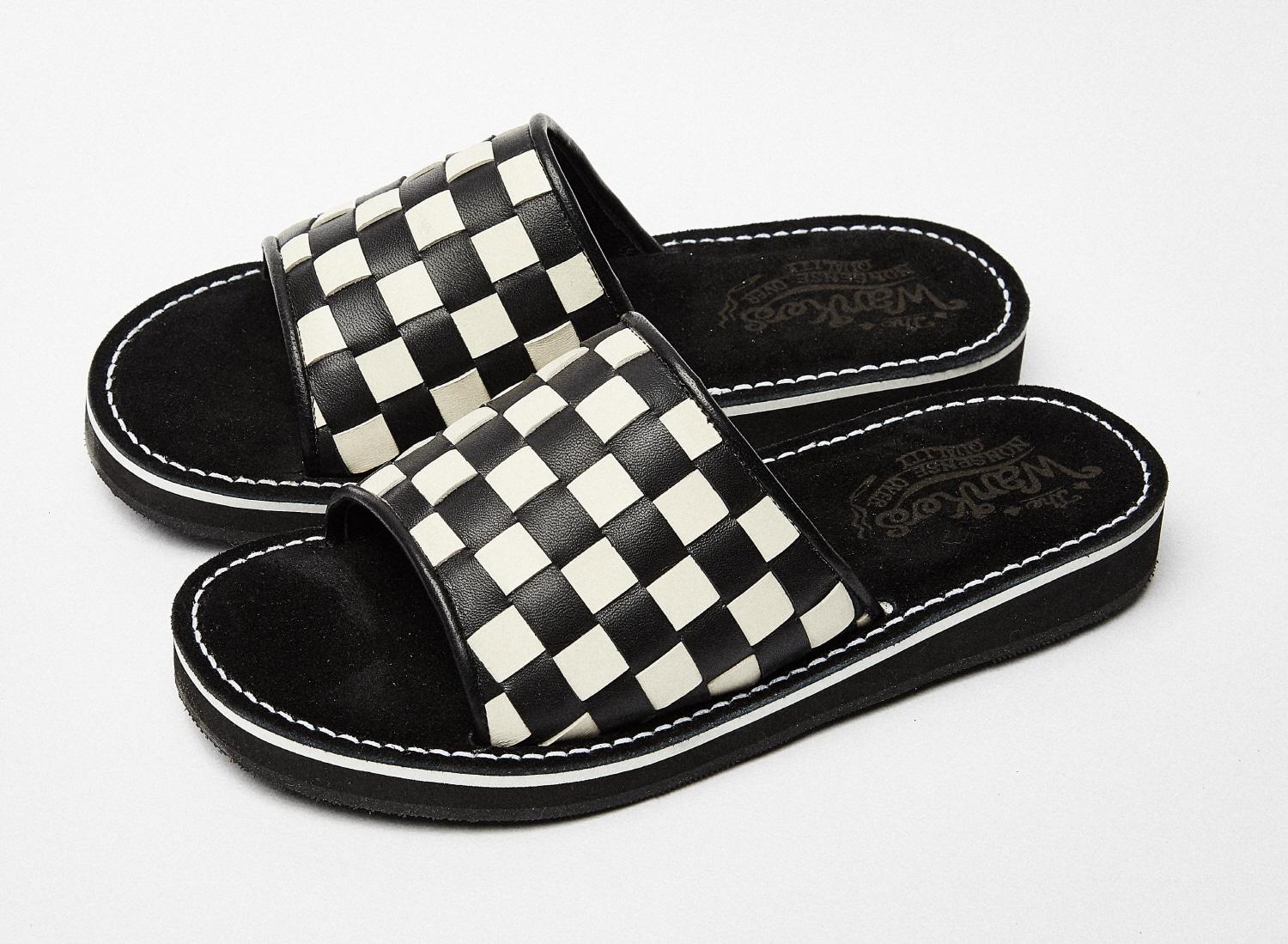 Checkerboard Slipper[Black]