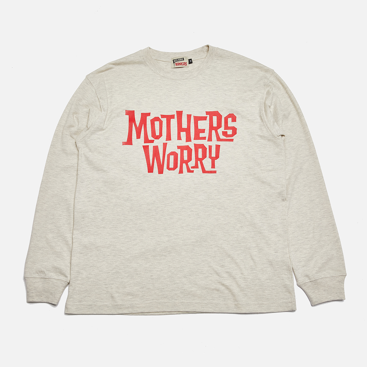 Mothers Worry l/s[oatmeal/red]